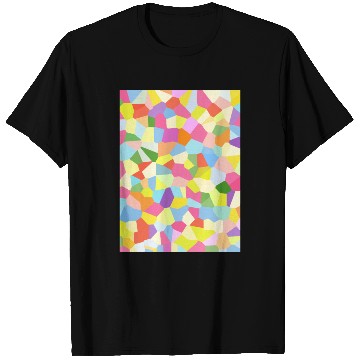 Discover Bright Colored Crystals. Crystal Pattern T Shirts