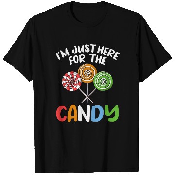 Discover I'm Just Here For The Candy Lollipop Halloween Cos T Shirts