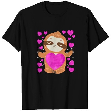 Discover Couple love you my sloth Valentine's Day T Shirts