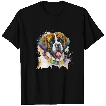 Discover Mardi Gras Cutie Saint Bernard T Shirts