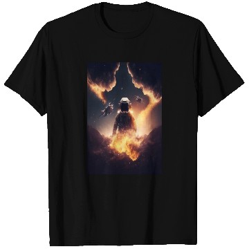 Discover astronaut planet universe T Shirts