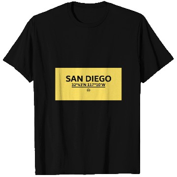 Discover San Diego Coordinate's design T Shirts