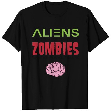 Discover Aliens vs Zombies T Shirts