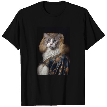 Discover American Curl Princess Cat Breed Portrait Royal Re T Shirts