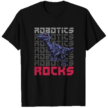 Discover Robot Robotics Engineer T-Rex T Shirts