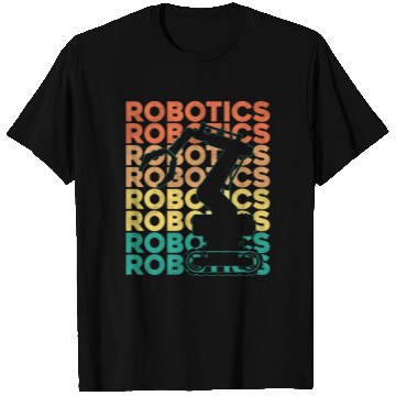 Discover Robot Robotics Engineer Retro T Shirts