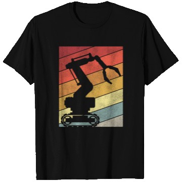 Discover Robot Robotics Engineer Retro T Shirts