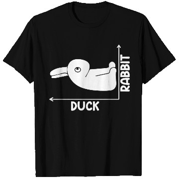 Discover Funny Duck Or Rabbit Optical Illusion For Future T Shirts