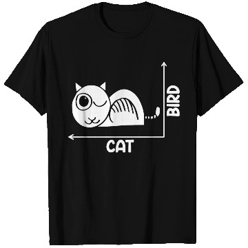 Discover Funny Cat Or Bird Optical Illusion A Philosophy T Shirts