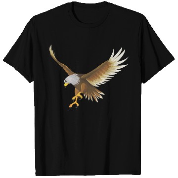 Discover Eagle flying T Shirts