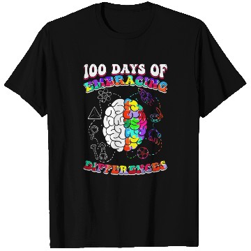 Discover Embrace Differences 100 Days Of School IEP T Shirts