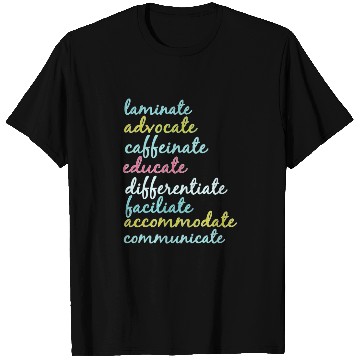 Discover Special Education Teacher Laminate Advocate Caffei T Shirts