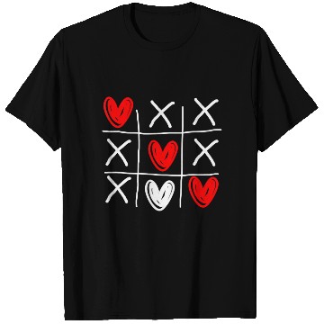 Discover Cute Tic Tac Toe Hearts Valentines Day T Shirts