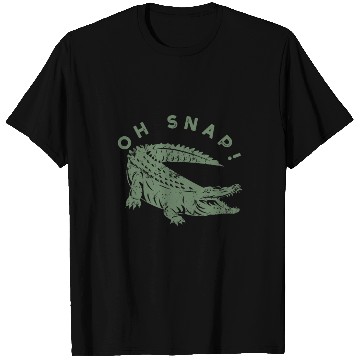 Discover Oh Snap Green Alligator Distressed Gator T Shirts