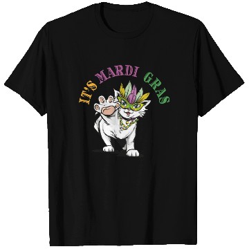 Discover Cat Mardi Gras T Shirts
