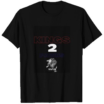 Discover Kings 2 Pawns Lion T Shirts