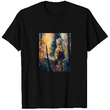 Discover Art Painter Girl Nature Painting Art Painter T Shirts