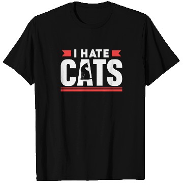 Discover I Hate Cats Sayings Puppy Lover Animal Dog T Shirts