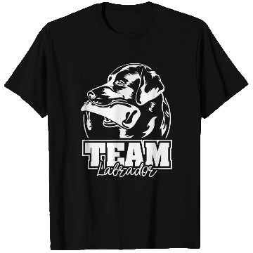 Discover Team Labrador Retriever dog mom hound T Shirts