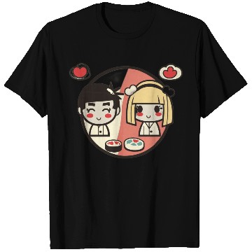 Discover "Sushi Love" Valentine's Day Couple Set T Shirts