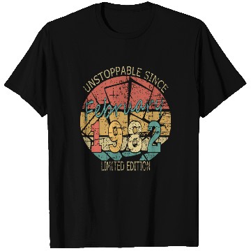 Discover 1982 Born Vintage Rose Gift T Shirts