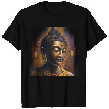 Discover Divine Serenity- God Buddha Portrait T Shirts