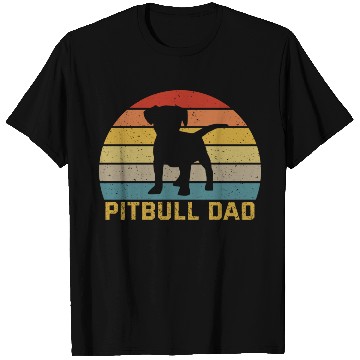 Discover Pitbull Dad For Pitbull Dog Lover T Shirts