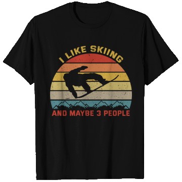 Discover Skiing Lover T Shirts