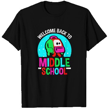 Discover Welcome Back To Middle School Teacher Grade Pupil T Shirts