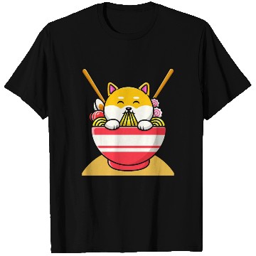 Discover Cat Eating Spaghetti Ramen Cat Sweet Kitty T Shirts