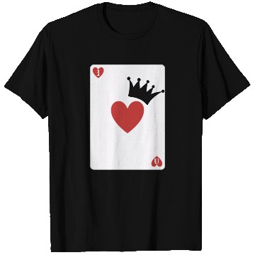 Discover love you on playing card T Shirts