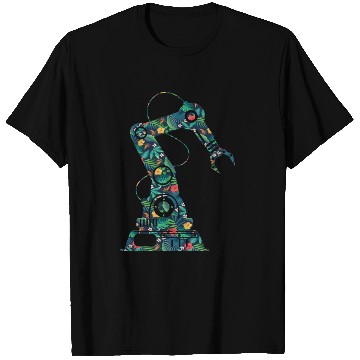 Discover Robot Robotics Engineer Flower T Shirts