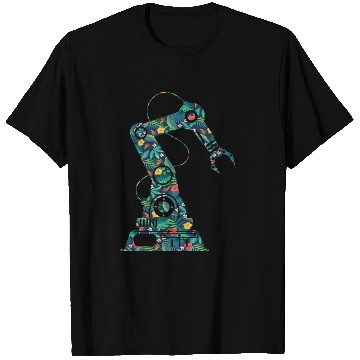 Discover Robot Robotics Engineer Flower T Shirts