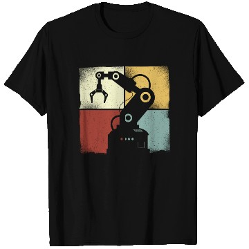 Discover Robot Robotics Engineer Retro T Shirts