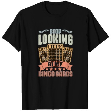 Discover Retro Stop Looking At My Bingo Cards Bingo Queen T Shirts