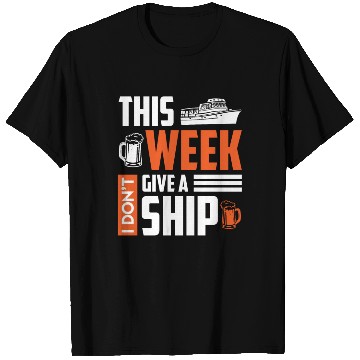 Discover I don't give a ship cruise vacation spring break T Shirts