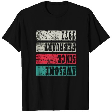 Discover Awesome Since 1977 Birthday T Shirts