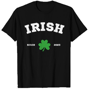 Discover Irish Since 2023 Athletic Design T Shirts