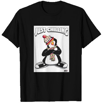 Discover Just Chilling Penguin by Black Sheep Graphix T Shirts
