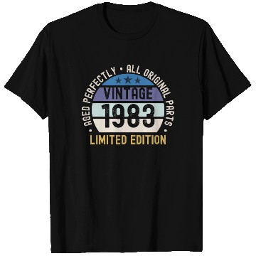 Discover 40th Birthday Vintage 1983 T Shirts
