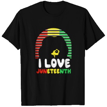 Discover I Love Juneteenth 1865 Black American African T Shirts