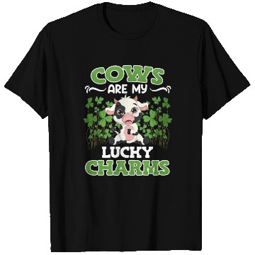 Discover Cows are my lucky charms farmer T Shirts