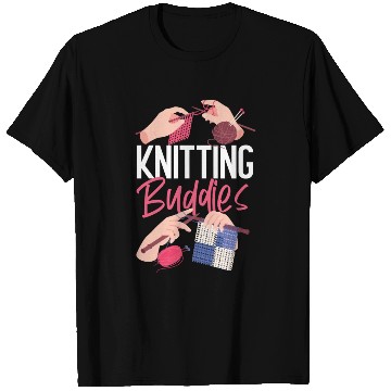 Discover Knitting Knitter Friends Besties T Shirts