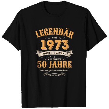 Discover 50th Birthday Vintage 1973 T Shirts