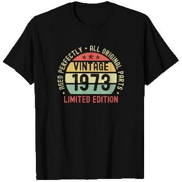 Discover 50th Birthday Vintage 1973 T Shirts