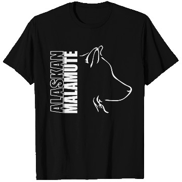 Discover Alaskan Malamute Profile dog mom T Shirts