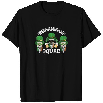 Discover Shenanigans Squad St Patricks Day Fun Gift Idea T Shirts
