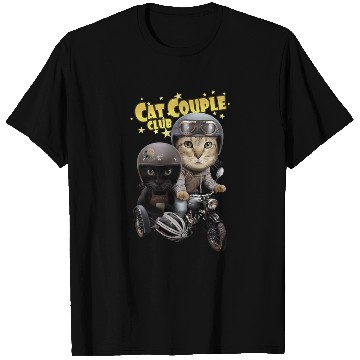 Discover CAT COUPLE CLUB T Shirts
