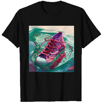 Discover One purple running shoe T Shirts