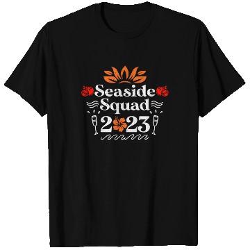 Discover Seaside Squad 2023 Summer Vacation Spring Break T Shirts